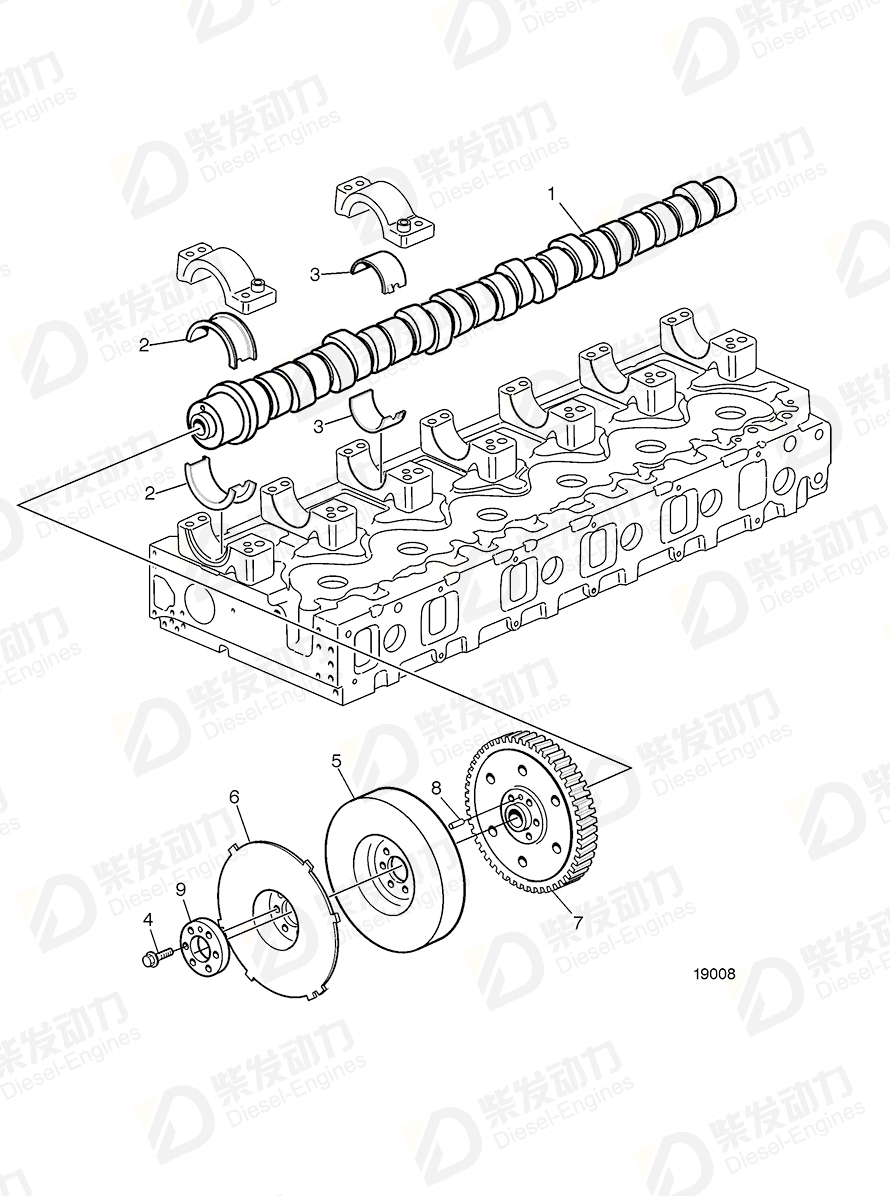 volvo penta Flange screw 21344765 Drawing volvo penta Flange screw 21344765 Drawing